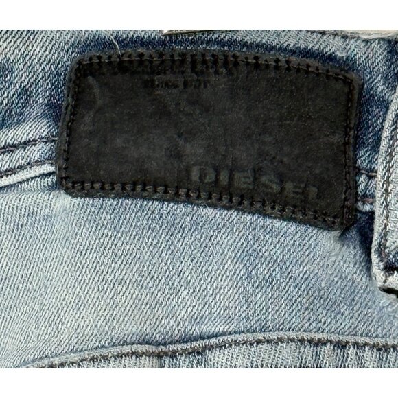 Diesel D.N.A. Sleenker Mens Distressed Thrashed Grunge Slim Fit Jeans Size 32x32 - Picture 15 of 16